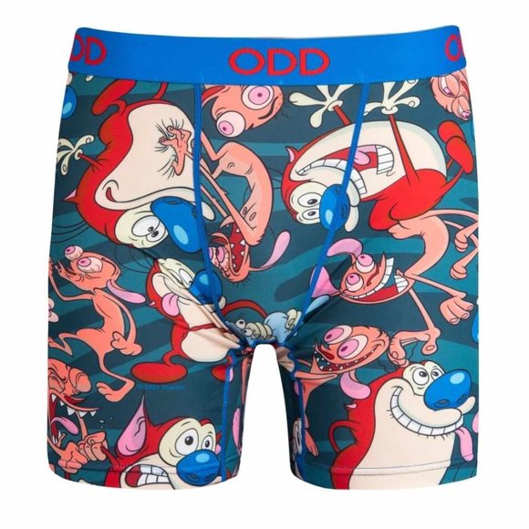 Ren and Stimpy Odd Sox Boxer Briefs, Size L, New, Large, Nickelodeon Classic - Picture 1 of 7